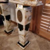 ONYX DECO STYLE DISPLAY PEDESTAL (21X39) - 2