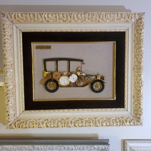 FRAMED WEIGANDT 3-D 1915 DODGE (16X13)