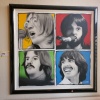 FRAMED PRINT SIGNED BRIGGS "BEATLES" (42X42)