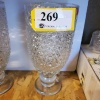 14" CLEAR CRYSTAL VASE