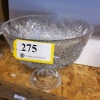 12.5" CLEAR CRYSTAL CANDY DISH