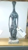 18" BRONZE STATUE UNSIGNED