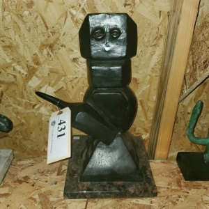 15" BRONZE STATUE AFTER MAX ERNST