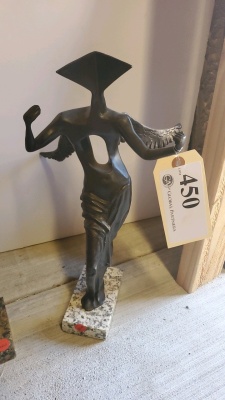 16" BRONZE STATUE AFTER DALI