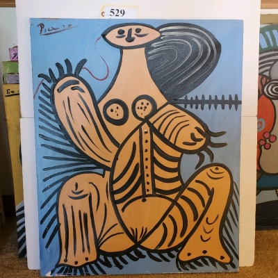 CANVAS PRINT AFTER PICASSO (25.5X32)
