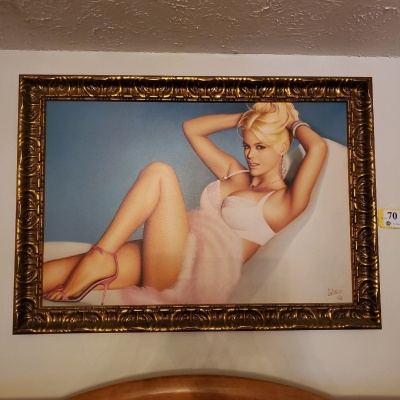 FRAMED CANVAS PRINT ANNA NICOLE SMITH (41X29)