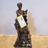 20" UNSIGNED BRONZE STATUE