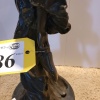 16" AFTER LEONARD BRONZE STATUE - 3