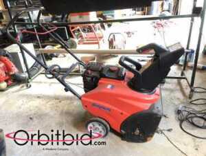 (1) Simplicity, model 1022, 22" gas powered, walk-behind snow blower with a Briggs & Stratton 950...