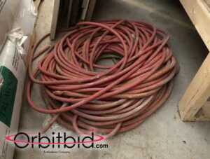 Lot of assorted air hose.