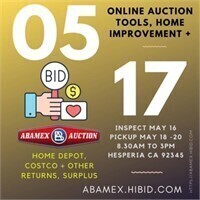 Lot 1 | Mark your calendar Tuesday May 17 Auction