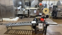 LOVESHAW LITTLE DAVID MODEL LD7/2 CASE SEALER WITH SQUID INK COPILOT INK JET PRINTER (BAKERY 2)
