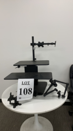 ADJUSTABLE WORK STATION AND TABLE