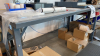 GERBER SIGNMAKER IVB 15' PLOTTER WITH (11) ROLLS OF MARKING FILM and METAL TABLE 12'FT X 36" INCHES X 38" INCHES - 6