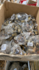 LOT ASSTD LAMPS AND FAN PARTS, METAL, GLASS, WOOD PARTS, (8 PALLETS - 7