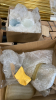 LOT ASSTD LAMPS AND FAN PARTS, METAL, GLASS, WOOD PARTS, (8 PALLETS - 15