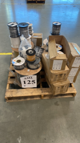LOT ASSTD POOLS OF WIRE, (1 PALLET)