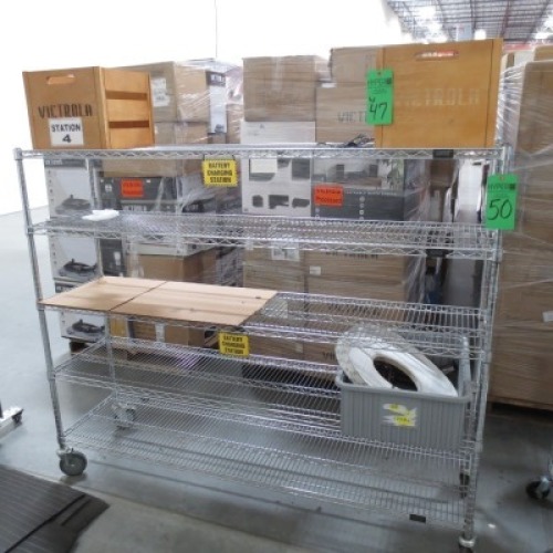 NSF wire roll around shelf