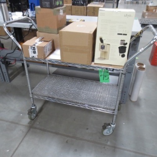 Wire roll around cart