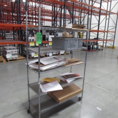 NSF wire roll around shelf