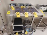 Midcentral Medical Stainless Steel Adjustable Table, 24" x 36" (Table Only)