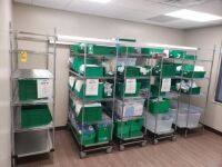 5-Rack NSF Rack System w/Contents (Lot)