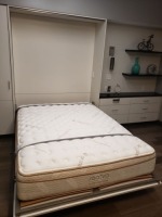 Queen Size Wall Bed w/Mattress