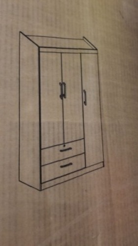 Rosemary Wardrobe White #8610