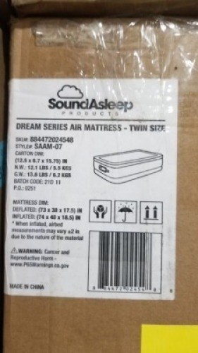 Twin #Saam-07 Air Mattress
