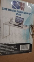 SHW Mission Straight Desk 48" #OD-05C-W #YT01