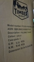 Timber Ridge Folding Chair #FC630-68015XL-GY