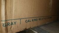 Justina King Bed Frame 83 X 71.5 X 15 Inches