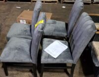Dining Chairs Grey #WF297882 (4 Each)