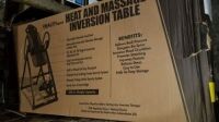 Health Gear Heat And Massage Inversion Table #HGI4.4-RX