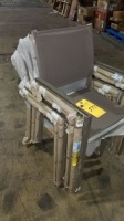 David Stacking Patio Dining Arm Chairs (Aluminum) #W002964448
