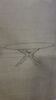 Modrest Prospect SML Round Dining Table #76635