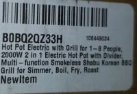 Hot Pot And BBQ Integrated Cooker #M21M2P