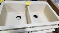 Dual- Mount Granite 33 in 1-HDE Double Bowl Sink (3 Each)