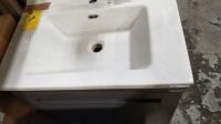 Wall Hung Vanity Cabinet W Sink Top