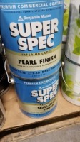 Asst. Benjamin Super Spec flat Finish / Semigloss (7 Each)