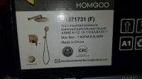 Wall Mounted Pressure Balanced Bath / Shower Faucet