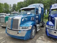 2018 Western Star 5700EX Tandem Axle Tractor, Sleeper Cab Mid Roof, Diesel, Eaton Fuller 18-Speed, Manual Transmission, Miles: 599,964, Vin: 5KJ5BHDR5KLKD9534 (EF25)