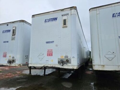 2005 Strick 53' Van Trailer, Translucent Roof, Wood Plated Deck, Vin: 1S12E95335E506296