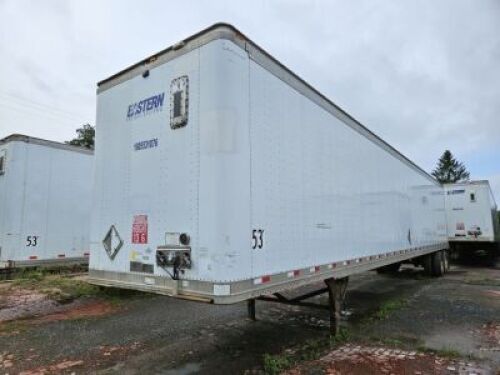 2005 Great Dane 53' Van Trailer, Translucent Roof, Wood Plated Deck, Vin: 1GRAA06245J607553