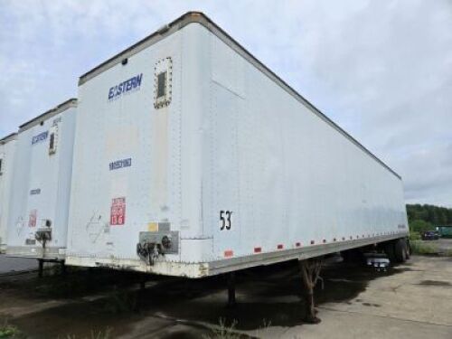 2005 Strick 53' Van Trailer, Translucent Roof, Wood Plated Deck, Vin: 1S12E95355E506462