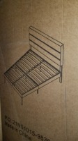 Grey Platform Bed Full, #983, Items must be paid for & removed by 4:00 PM on Monday, July 24, 2023. No Exceptions!