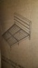 Grey Platform Bed Full, #983, Items must be paid for & removed by 4:00 PM on Monday, July 24, 2023. No Exceptions!