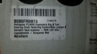 Vertagear Egonomic Gaming Chair #P14800, Items must be paid for & removed by 4:00 PM on Monday, July 24, 2023. No Exceptions!
