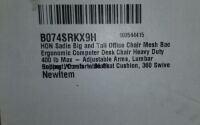 Hon Sadie Mesh Office Chair , Items must be paid for & removed by 4:00 PM on Monday, July 24, 2023. No Exceptions!