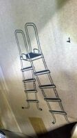 Pool Ladder, #302003000599, Items must be paid for & removed by 4:00 PM on Monday, July 24, 2023. No Exceptions!